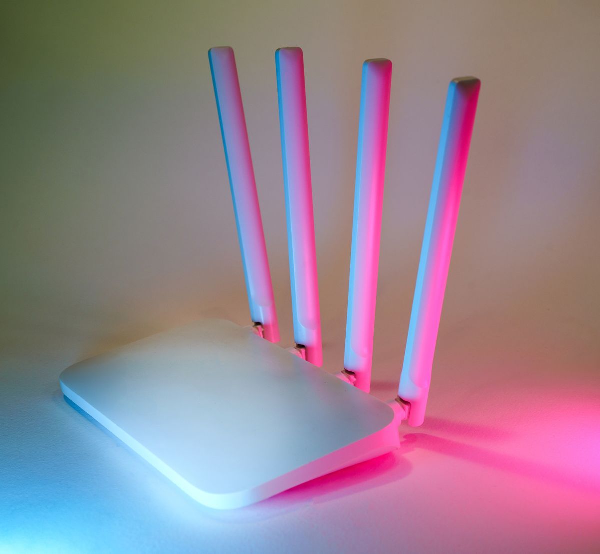 ワンルームに置かれたWi-Fiルーター