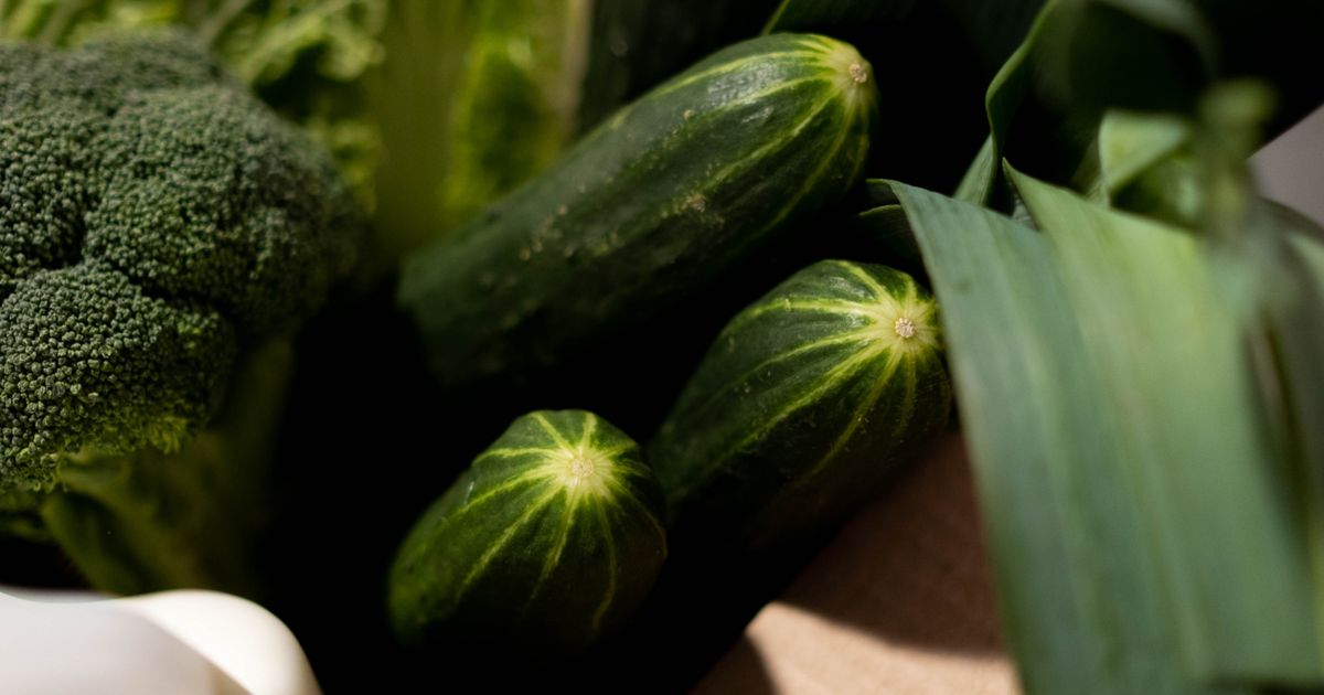 キャベツやブロッコリー、きゅうりなどの緑黄色野菜