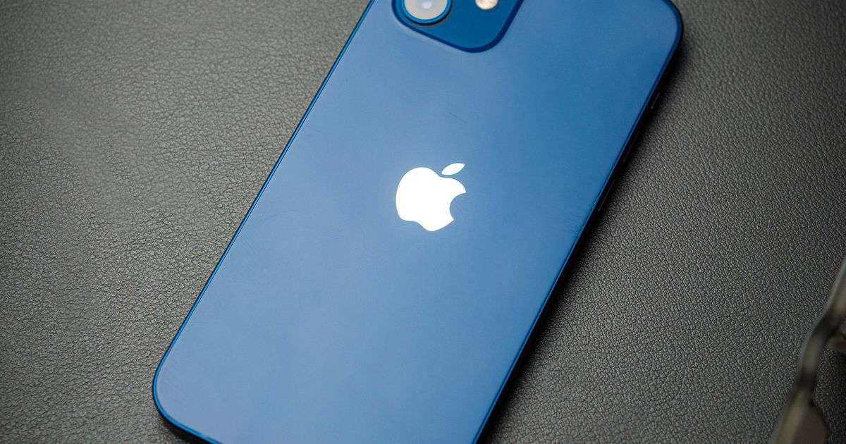 スマートフォンの背面
