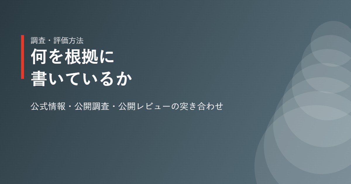 この記事の調査方法と出典を示したイメージ